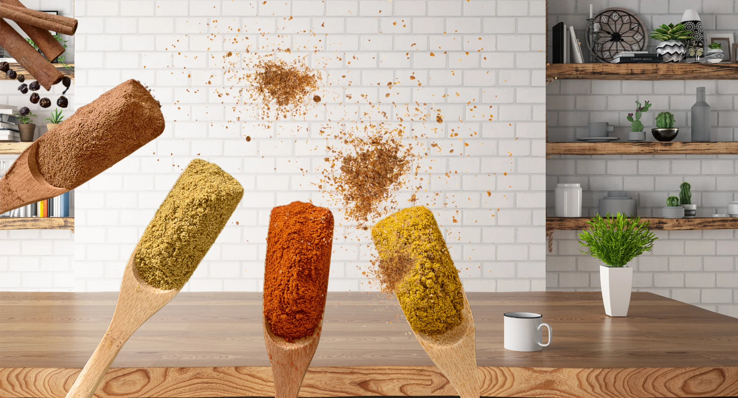 Spices in the kitchen
