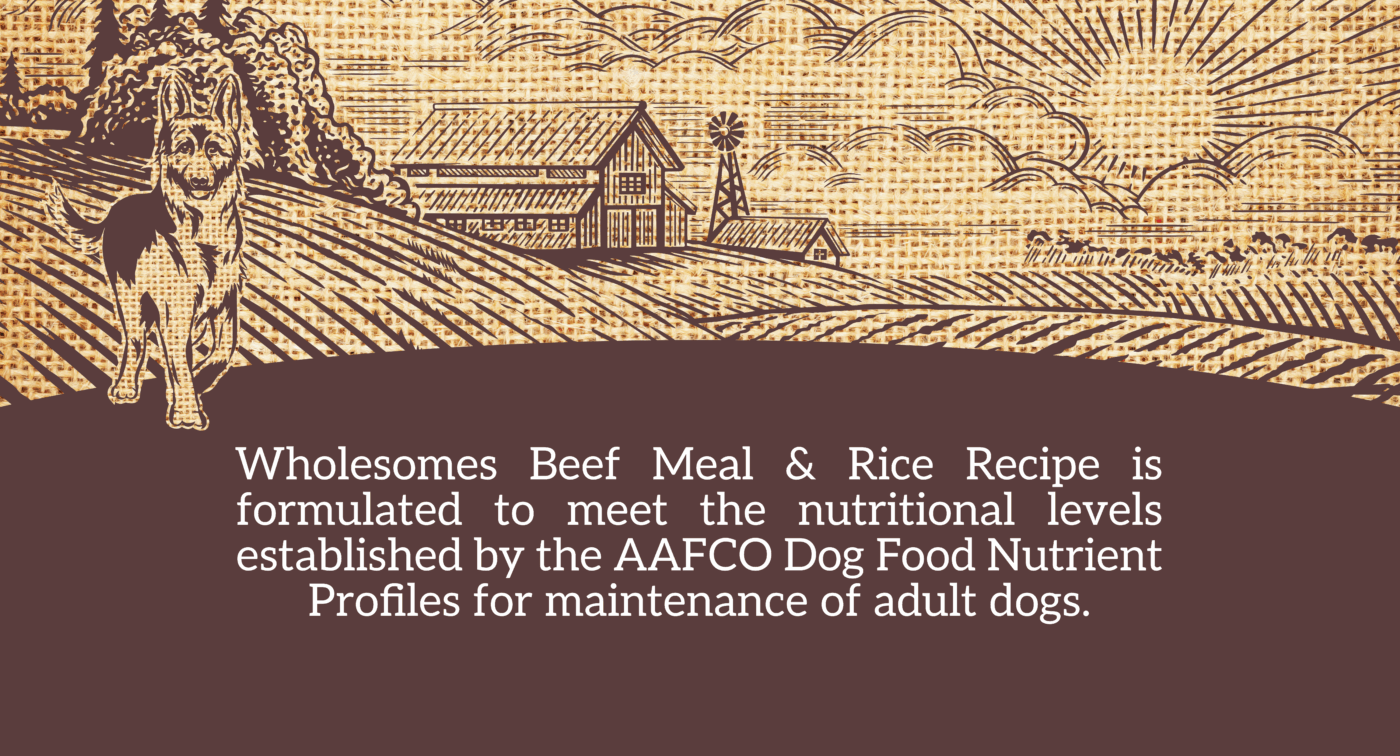 Wholesomes Beef Meal & Rice